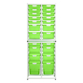 Storsystem High Capacity Dbl Column Wall Unit, Slim Line, 36 Module, Neon Green CE2090WH-12S8D2QFG